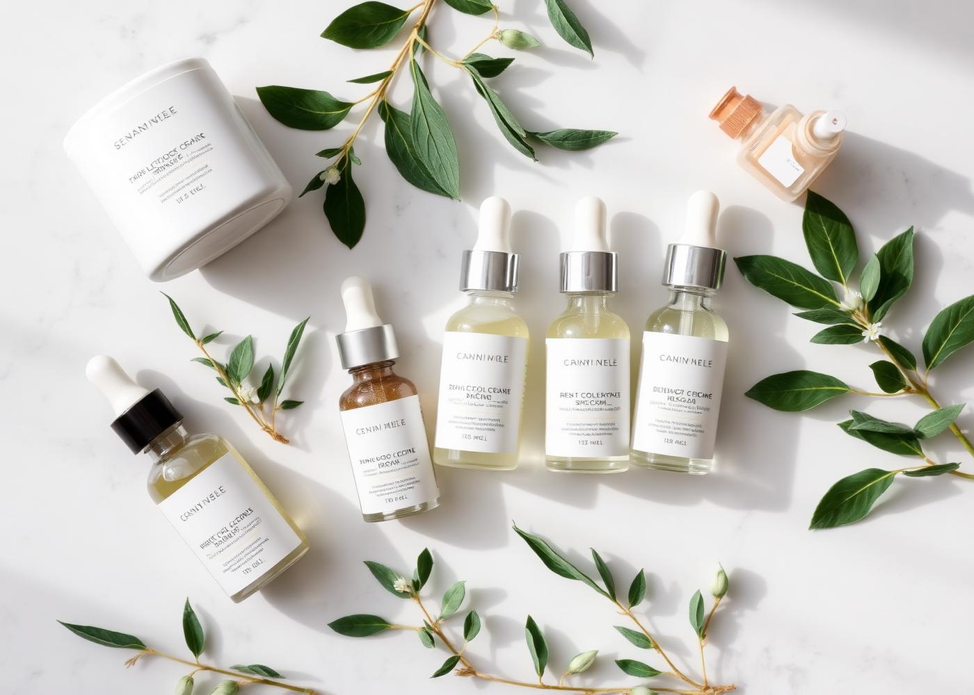 Curated natural skincare products
